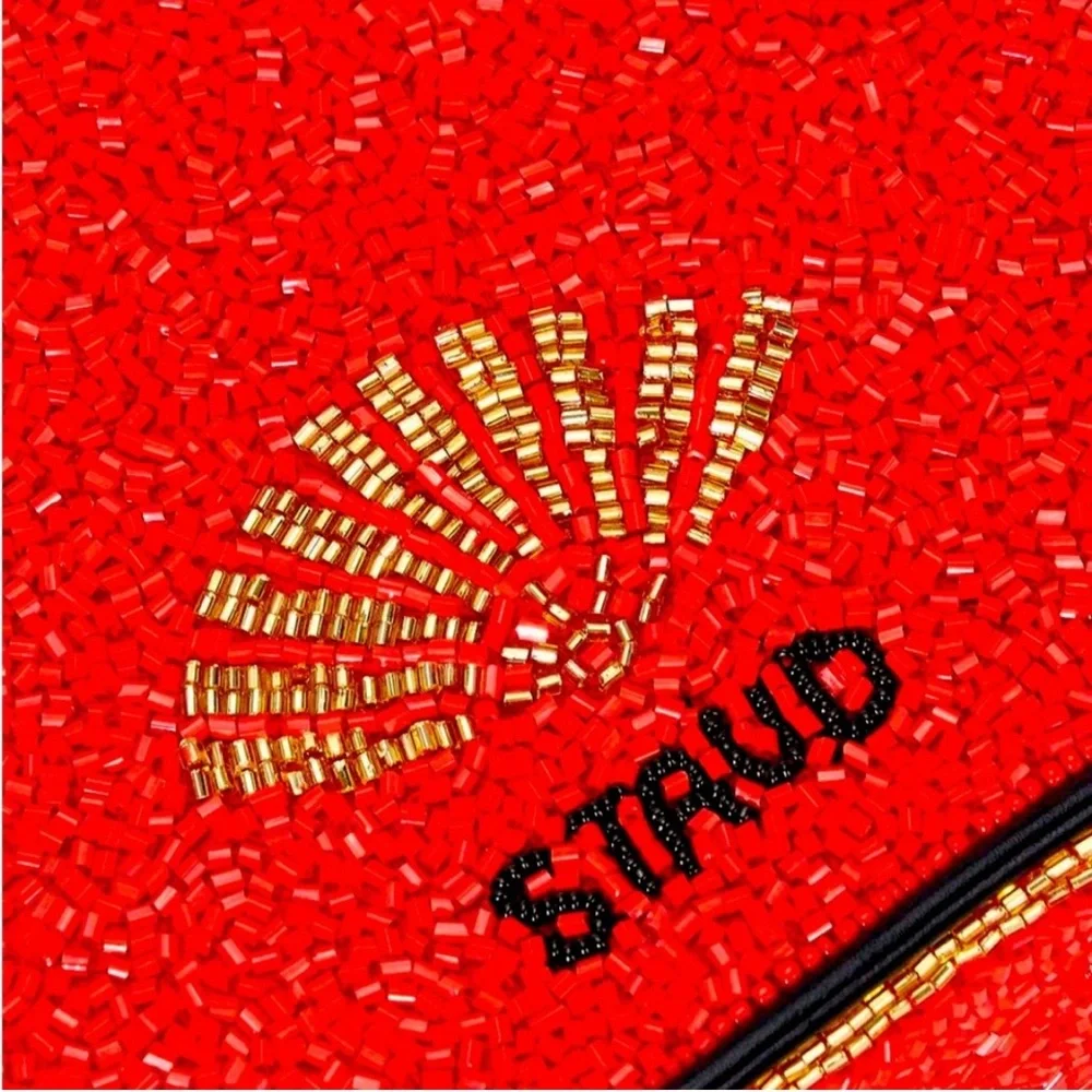 STAUD BEADED TOMMY BAG YEAR OF HORSE - Picture 3 of 11